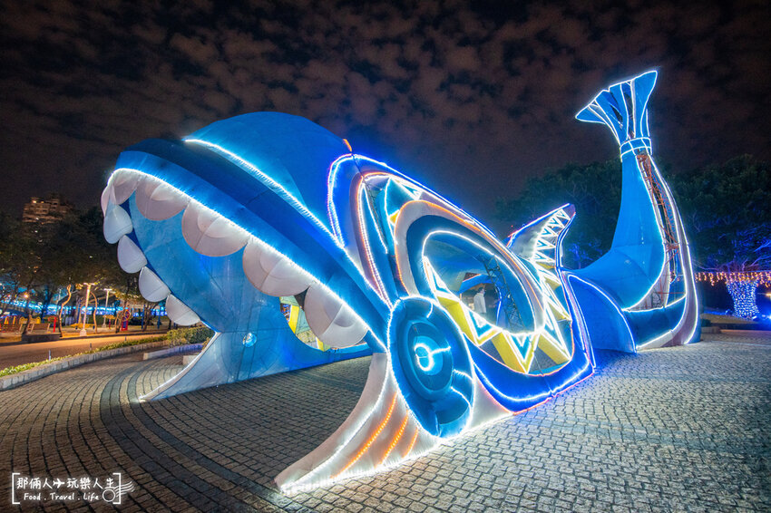 2022文心公園元宵燈會搶先看,10米高台中虎爺超壯觀~