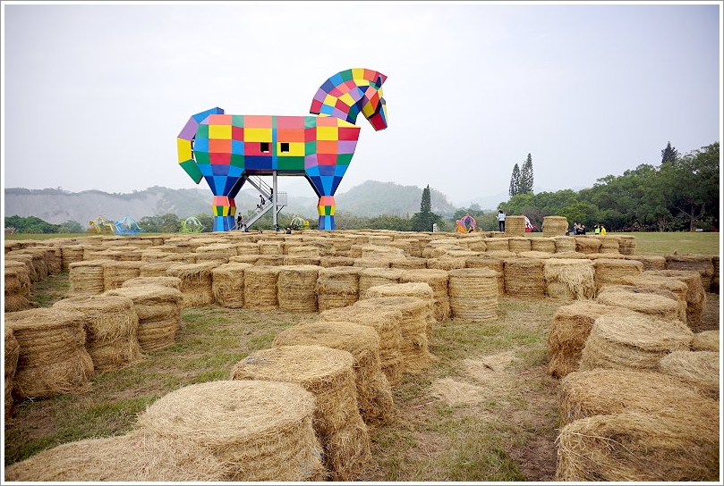 【台南景點】走馬瀨農場30週年慶‧彩虹樂翻天活動!16米彩虹巨馬、牧草迷宮、3D彩繪、草原運動會、毛孩野餐會等,好拍好玩又有趣!