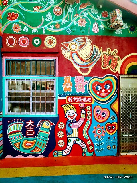 Rainbow village , Taichung, Taiwan, SJKen, Nov 8, 2020.