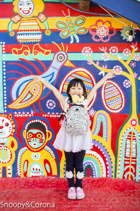 【台中景點】台中必遊景點｜南屯景點｜彩虹眷村～童趣療癒的彩虹村好好拍，還有小孩最愛的彩虹溜滑梯與沙坑