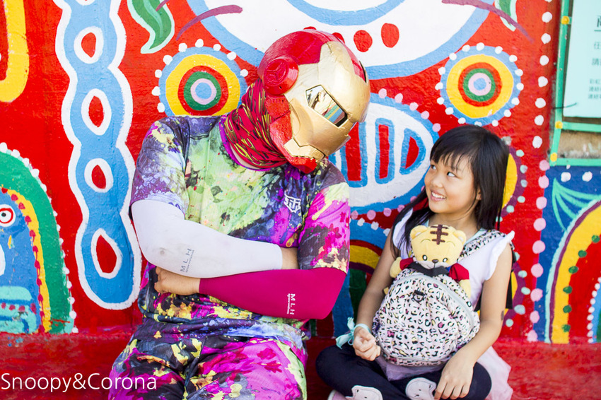 【台中景點】台中必遊景點｜南屯景點｜彩虹眷村～童趣療癒的彩虹村好好拍，還有小孩最愛的彩虹溜滑梯與沙坑