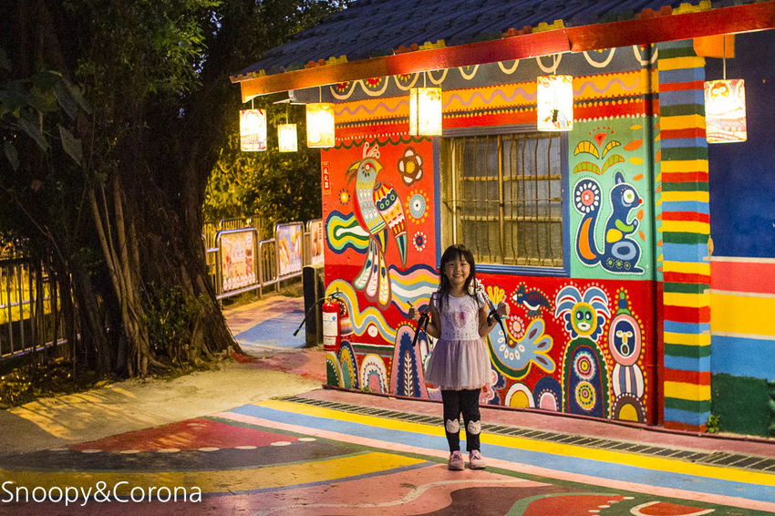 【台中景點】台中必遊景點｜南屯景點｜彩虹眷村～童趣療癒的彩虹村好好拍，還有小孩最愛的彩虹溜滑梯與沙坑
