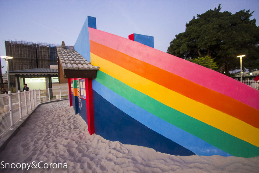 【台中景點】台中必遊景點｜南屯景點｜彩虹眷村～童趣療癒的彩虹村好好拍，還有小孩最愛的彩虹溜滑梯與沙坑