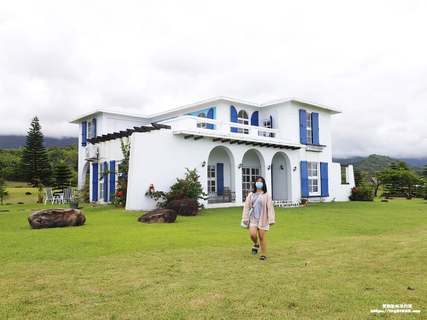 台東長濱特色包棟民宿 – 海稻村 藍白色希臘地中海風格 絕美無敵的海景