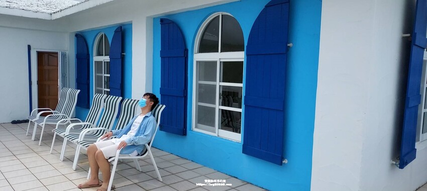 台東長濱特色包棟民宿 – 海稻村 藍白色希臘地中海風格 絕美無敵的海景