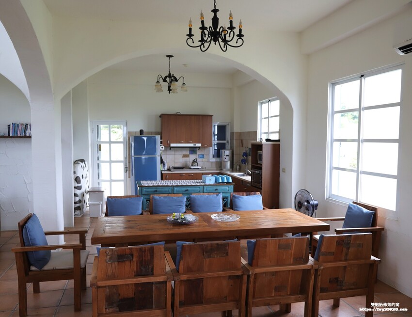 台東長濱特色包棟民宿 – 海稻村 藍白色希臘地中海風格 絕美無敵的海景