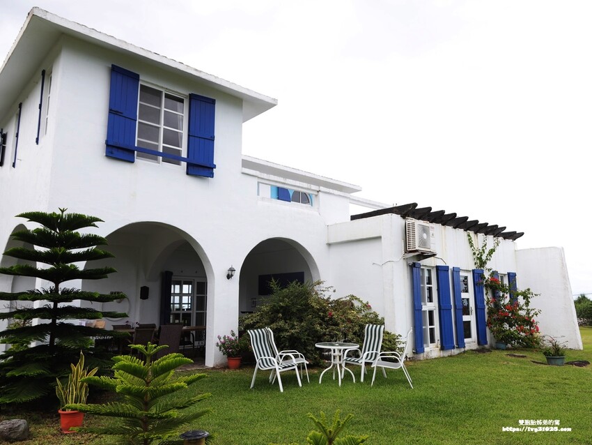 台東長濱特色包棟民宿 – 海稻村 藍白色希臘地中海風格 絕美無敵的海景