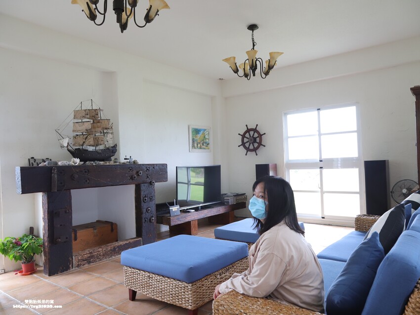 台東長濱特色包棟民宿 – 海稻村 藍白色希臘地中海風格 絕美無敵的海景