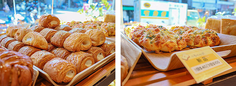 小鳥吃吐司竹北店 | 席捲北台灣文青韓風麵包店$40元麵包任選3個$100元價格親民超實惠