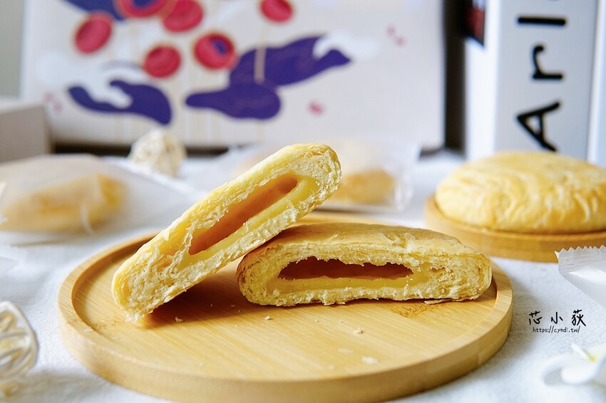 裕品馨，團購宅配美食．台式糕餅推薦！古早味中式點心，微甜微鹹的奶油小酥餅、綿密芋泥加麻糬的紫晶酥 - Cyndi loves 享食天堂