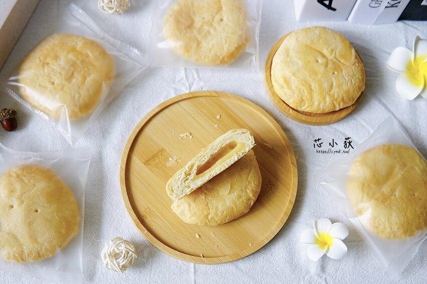 裕品馨，團購宅配美食．台式糕餅推薦！古早味中式點心，微甜微鹹的奶油小酥餅、綿密芋泥加麻糬的紫晶酥 - Cyndi loves 享食天堂