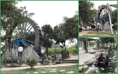 台中石岡景點[情人木橋] 有全國最大水車、遠東地區無橋墩、跨距最長的景觀木橋