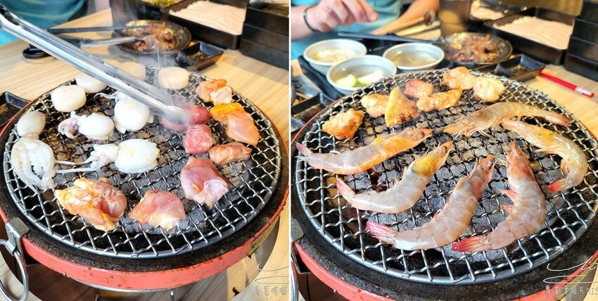 【中壢美食】石垣島燒肉 ➤ 499雞豬牛海鮮吃到飽！服務好，肉肉控必吃！空間環境舒適，抽風完善！中壢燒肉推