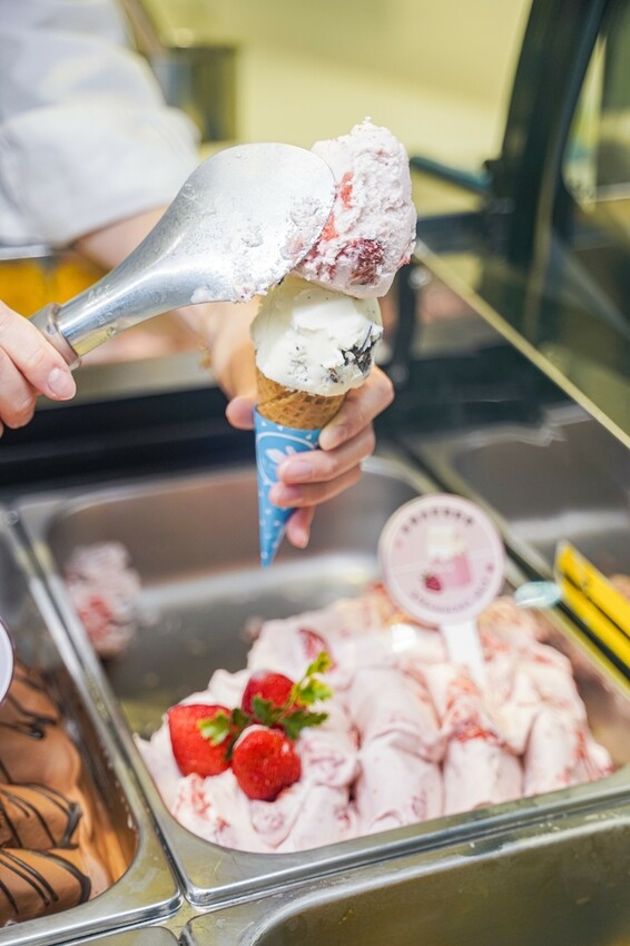 高雄美食|真材實料吃一口就上癮的法式冰淇淋/貝力岡法式冰淇淋