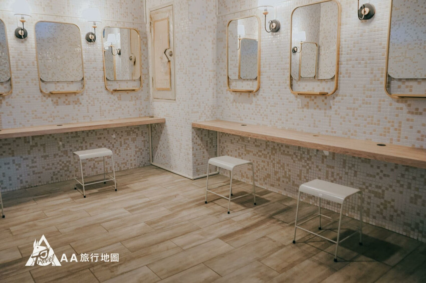 台中夕陽漫漫浴室休息區