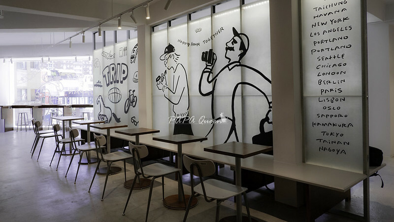 台中公益店| CAFEiN  硬咖啡 白色潮建築