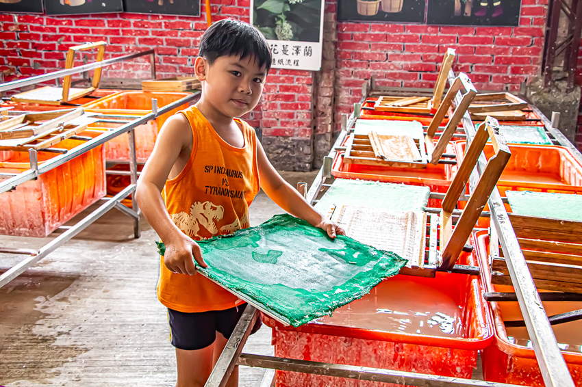 南投埔里,親子遊慢慢玩,廣興紙寮。 - 微笑Joe幸運