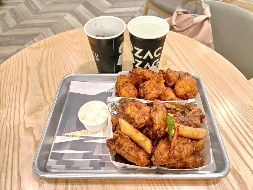 台北車站美食|ZAC ZAG一樂韓國炸雞-南陽店。首推麻辣雞