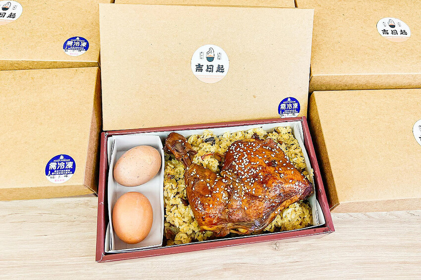 麻油雞腿麵線溫潤不燥,吉日起總鋪師傳傳承手路菜、香Q油飯,澎湃佛跳牆年菜限量推出!