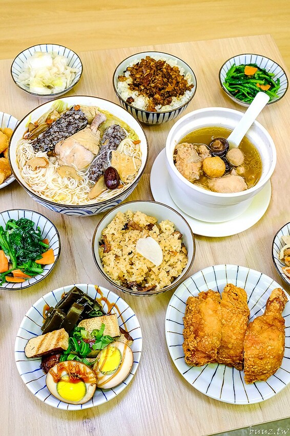 麻油雞腿麵線溫潤不燥,吉日起總鋪師傳傳承手路菜、香Q油飯,澎湃佛跳牆年菜限量推出!