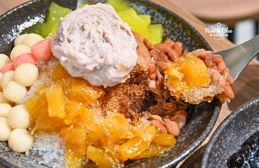 台中高CP值冰店,剉冰加煉乳不加價、手工熬煮配料-妮妮布魯