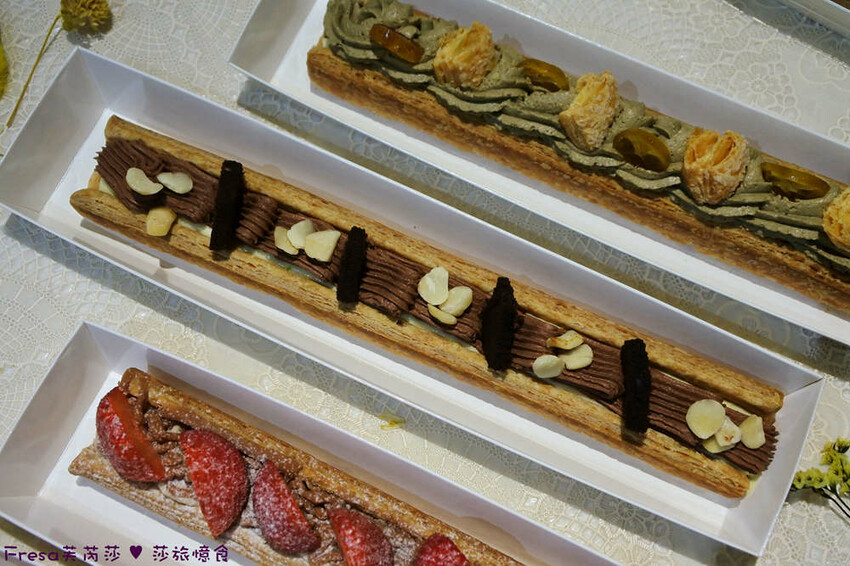 台南甜點【白面酥生 法式千層脆片】草莓限定!薄脆餅香的千層法夾超美藝術甜點.鬆脆茶香的法式千層脆片伴手禮│赤崁樓│中西區美食 - Fresa芙芮莎♥莎旅憶食
