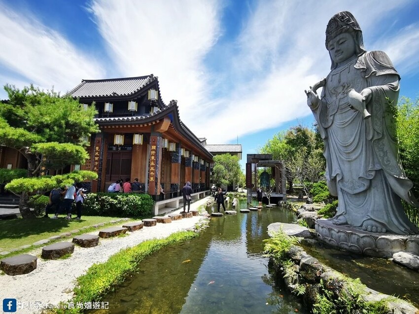 宜蘭員山|紫竹林北后寺-60多年歷史5米高泥塑大佛.日式禪風廟宇.免費拍照景點