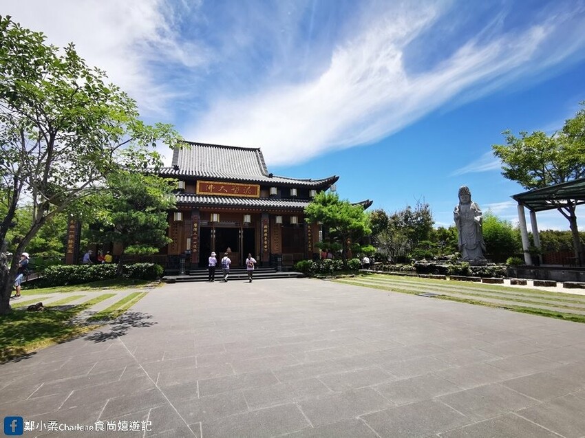 宜蘭員山|紫竹林北后寺-60多年歷史5米高泥塑大佛.日式禪風廟宇.免費拍照景點