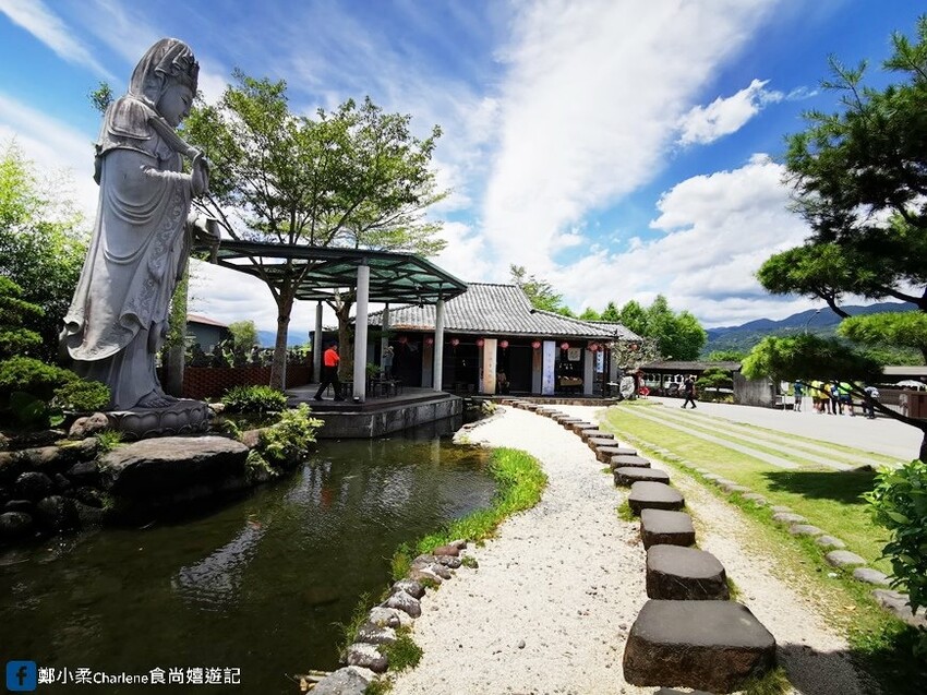 宜蘭員山|紫竹林北后寺-60多年歷史5米高泥塑大佛.日式禪風廟宇.免費拍照景點