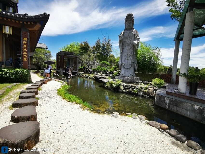 宜蘭員山|紫竹林北后寺-60多年歷史5米高泥塑大佛.日式禪風廟宇.免費拍照景點
