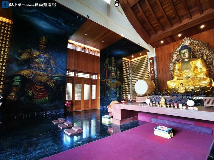 宜蘭員山|紫竹林北后寺-60多年歷史5米高泥塑大佛.日式禪風廟宇.免費拍照景點