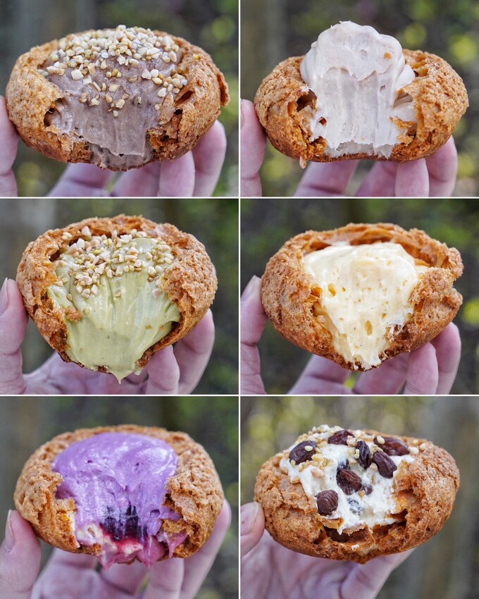 新竹下午茶推薦「品好乳酪蛋糕」，脆皮多餡泡芙爽脆不膩口且真材實料，只有吃過才知道的美味！乳酪蛋糕雙層口感、雙重享受，完全是送禮自吃兩相宜～ - 阿華田的美食日記