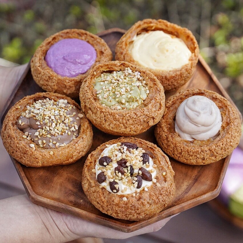 新竹下午茶推薦「品好乳酪蛋糕」，脆皮多餡泡芙爽脆不膩口且真材實料，只有吃過才知道的美味！乳酪蛋糕雙層口感、雙重享受，完全是送禮自吃兩相宜～ - 阿華田的美食日記