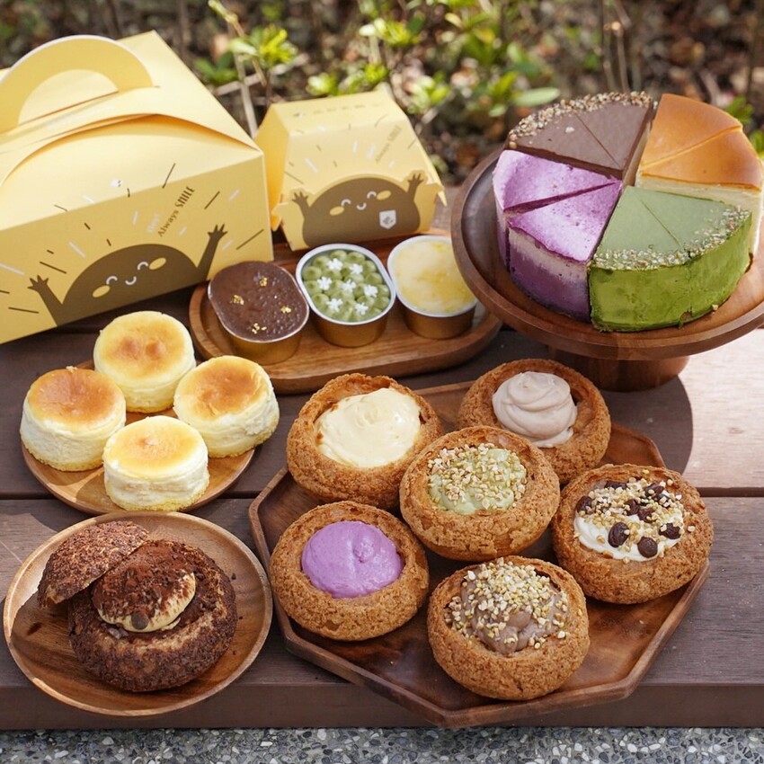 新竹下午茶推薦「品好乳酪蛋糕」，脆皮多餡泡芙爽脆不膩口且真材實料，只有吃過才知道的美味！乳酪蛋糕雙層口感、雙重享受，完全是送禮自吃兩相宜～ - 阿華田的美食日記