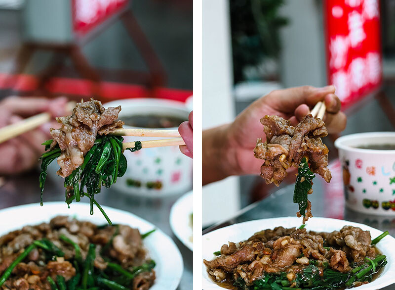 明弟生炒羊肉 | 新竹羊肉美食 90元吃羊肉炒麵、藥膳羊肉湯，滿滿生炒羊肉只要 $130