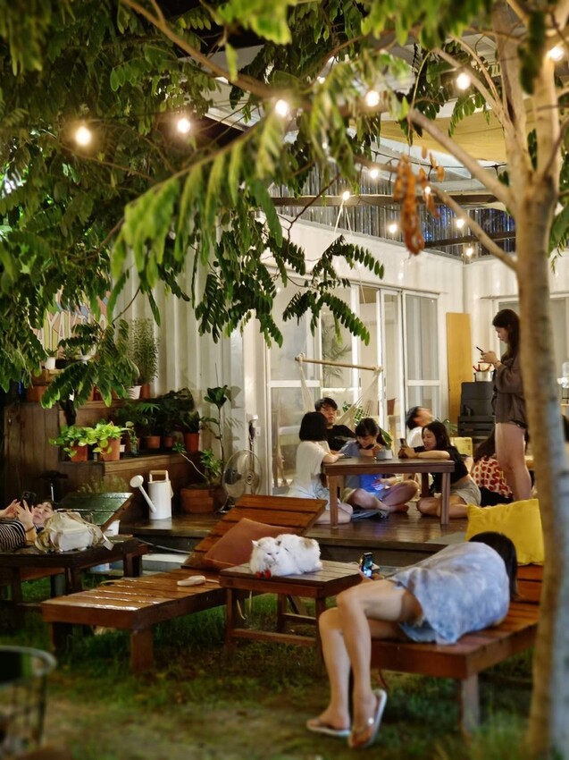 366743.jpg - 【屏東.小琉球】寵物友善戶外酒吧。靠岸Tea&bar有三張躺椅超悠閒夜生活。來小琉球喝酒吧