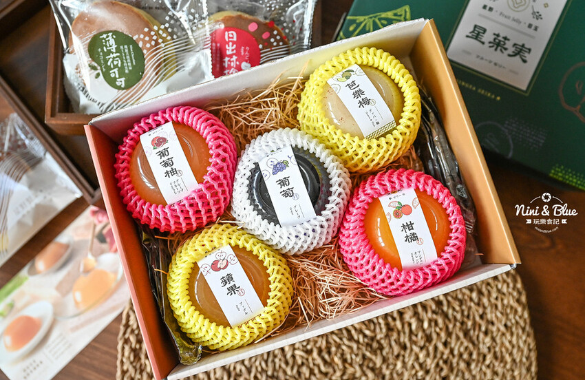 台中伴手禮推薦-經典銅鑼燒、含有40%果汁果凍的星菓実-妮妮布魯