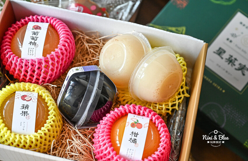 台中伴手禮推薦-經典銅鑼燒、含有40%果汁果凍的星菓実-妮妮布魯