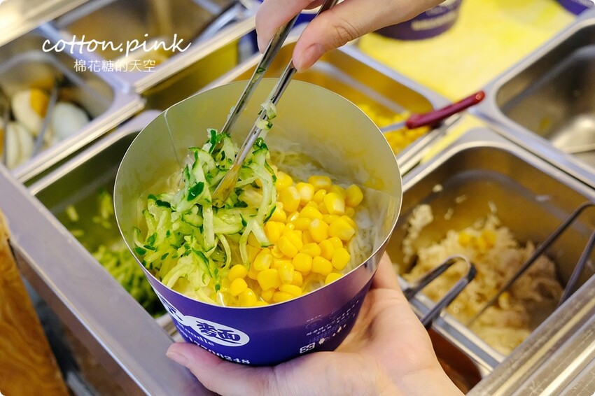 台中少見易開罐涼麵-晨希涼麵大推蛋蛋系列，台中第一家！ - 棉花糖的天空