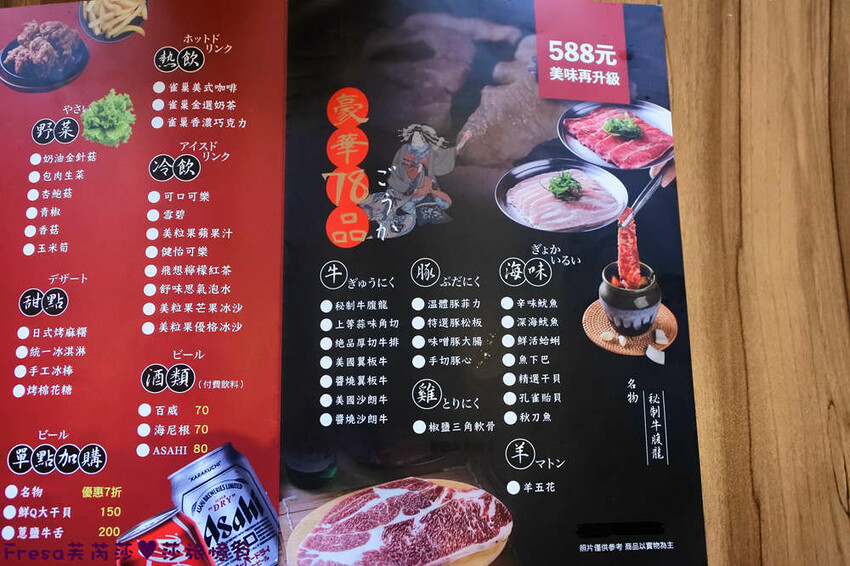 嘉義燒烤吃到飽【激安•焼肉道樂】海鮮牛肉大升級!六宮格肉盤超吸睛!炸物串燒熟食任你吃│嘉義蘭潭│嘉義聚