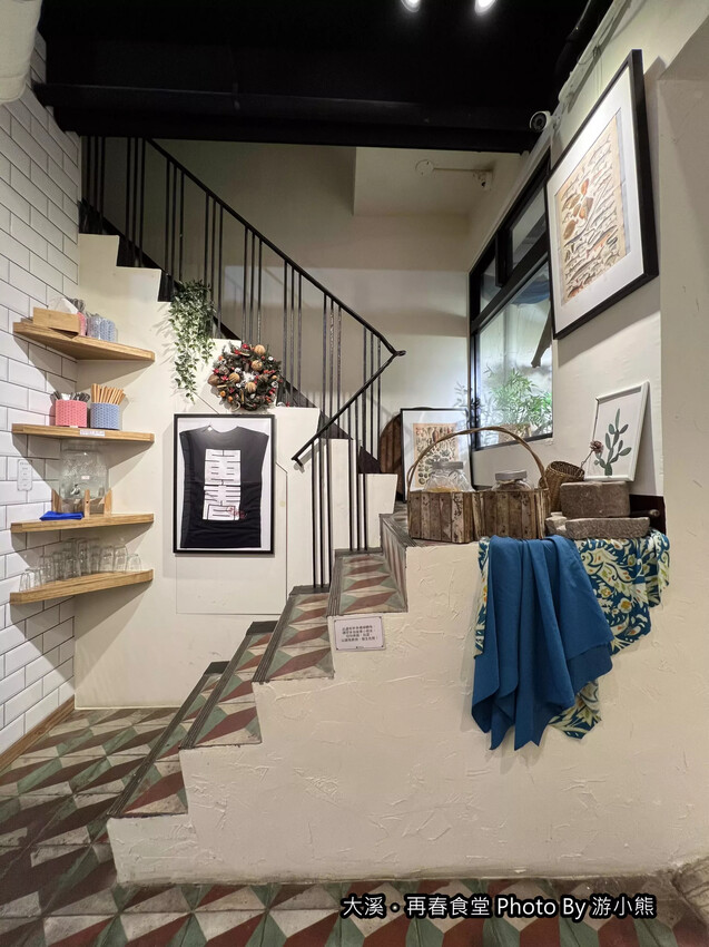 【大溪】「再春食堂Spring Canteen.近老街的在地小食堂(老宅改建/中式餐點/定食套餐/酥炸豬排/咖哩飯/唐