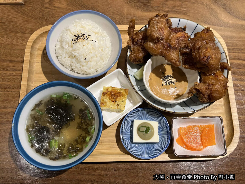 【大溪】「再春食堂Spring Canteen.近老街的在地小食堂(老宅改建/中式餐點/定食套餐/酥炸豬排/咖哩飯/唐
