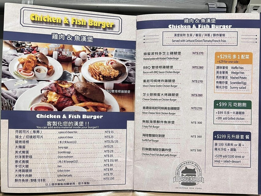 板橋大份量美式火烤漢堡，可以客製個人專屬漢堡，還有全天候豪華早午餐│板橋美食推薦│捷運新埔站 │【Stan &