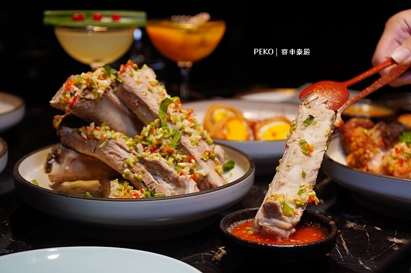 東區美食.春申泰殿.東區泰式料理.東區餐酒館.泰式餐酒館.楊佩佩餐廳.CHUN SHEN泰殿.火山排骨.春申泰殿菜單.