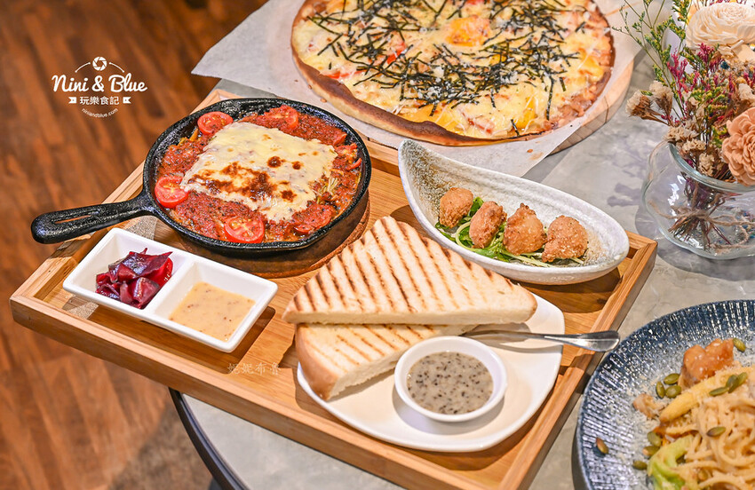 台中蔬食餐廳推薦，最瘦義大利麵櫛瓜麵，0澱粉超低卡