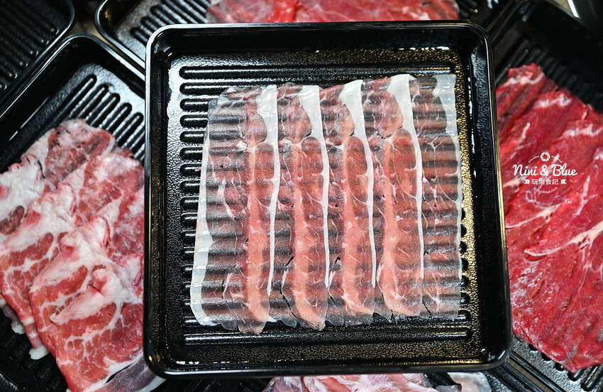 台中新開的壽喜燒火鍋,498元7種肉品吃到飽,台中捷運舊社站美食推薦 -妮妮布魯