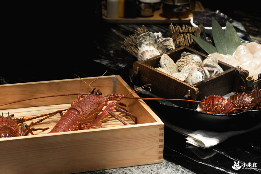 魚貫鐵板燒｜極致感官薰陶。海陸的美味大合輯｜台北無菜單料理推薦｜中山區餐廳｜澳洲活龍蝦、日本A5和牛 - 小米食