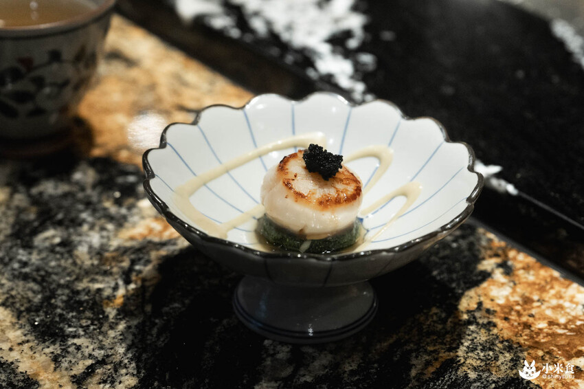 魚貫鐵板燒｜極致感官薰陶。海陸的美味大合輯｜台北無菜單料理推薦｜中山區餐廳｜澳洲活龍蝦、日本A5和牛 - 小米食