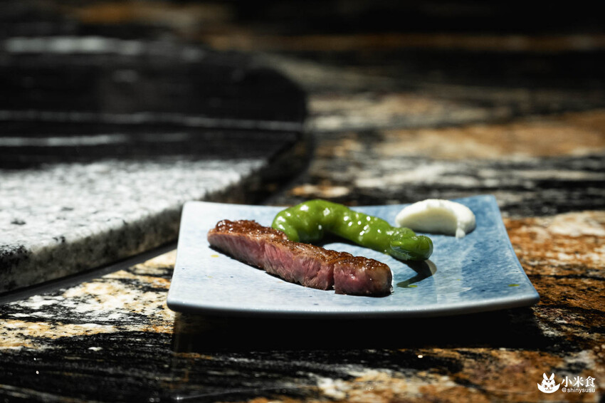 魚貫鐵板燒｜極致感官薰陶。海陸的美味大合輯｜台北無菜單料理推薦｜中山區餐廳｜澳洲活龍蝦、日本A5和牛 - 小米食