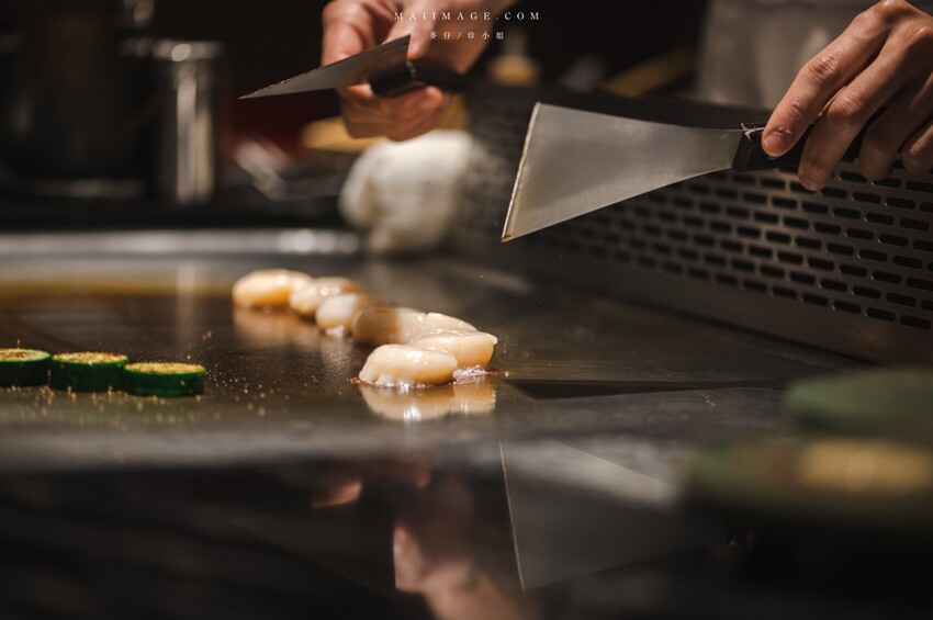 台北美食｜魚貫鐵板燒～日式懷石鐵板燒的天花板，老闆又出大絕招1800元可以吃16道菜，這合理嗎？中山區鐵板